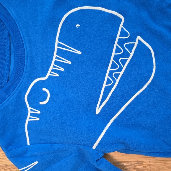 CARTER'S TODDLER BOYS BLUE & WHITE TWO PIECE DINOSAURS PAJAMA SET SIZE 5T - Picture 7 of 13